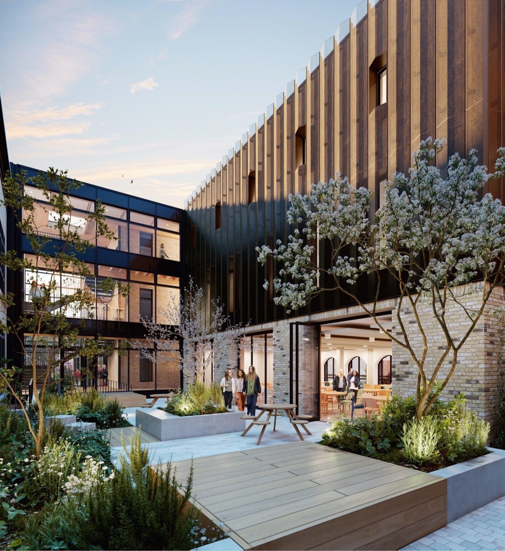 Architectural glazing at Godolphin and Latymer School